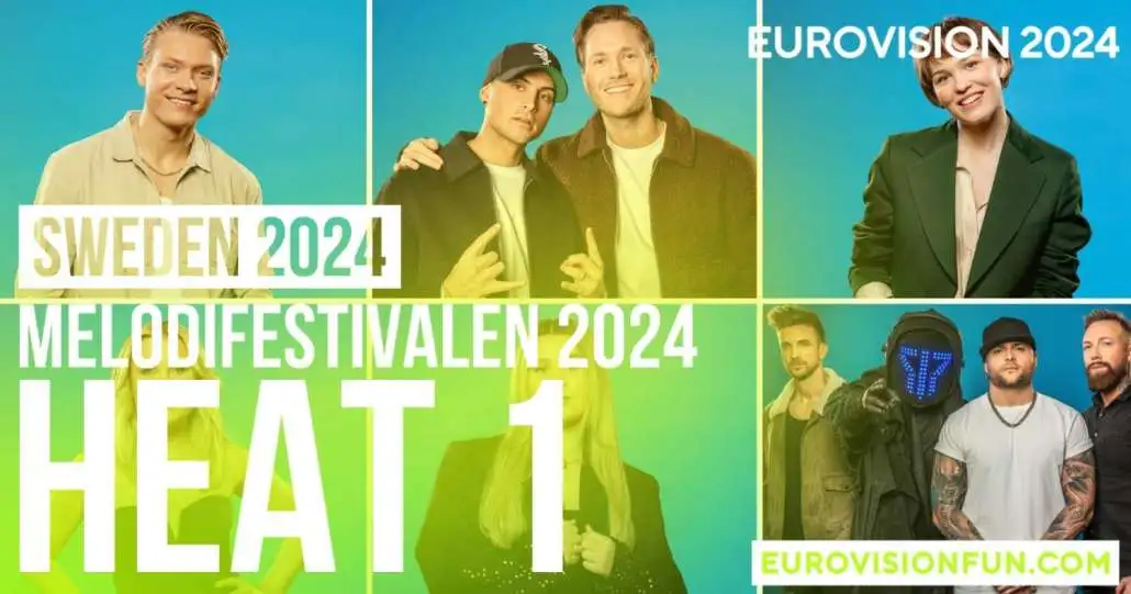Dynamic performance at Melodifestivalen 2024 showcasing the vibrant energy of Sweden's music competition.