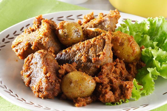 Rendang Daging Kentang